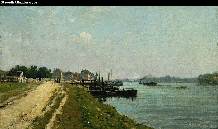 Eugene Boudin Banks of the Seine